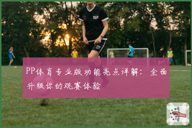 PP体育专业版功能亮点详解：全面升级你的观赛体验
